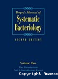 Bergey's manual of systematic bacteriology. Vol. 2 : The proteobacteria. Part A : Introductory essays.