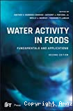 Water activity in foods