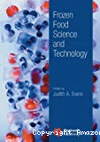 Frozen food science and technology.