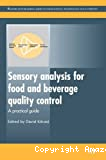 Sensory analysis for food and beverage quality control. A practical guide.