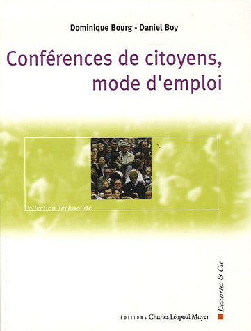 Conférences de citoyens, mode d'emploi