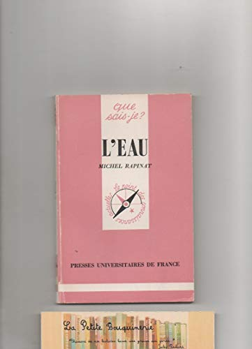 L'eau.