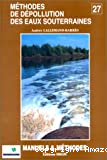 Méthodes de dépollution des eaux souterraines