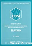 Marchés publics de travaux. Cahier des clauses administratives générales applicables aux marchés publics (décret n° 76-87 du 21 janvier 1976 modifié).