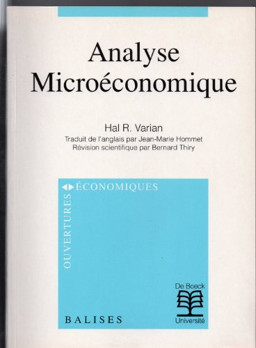 Analyse micro-économique
