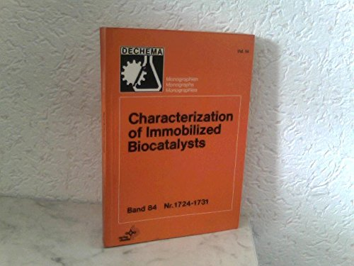 Characterization of immobilized biocatalysts - 4th enzyme engineering conference (1977, Bad Neuenahr, Allemagne).