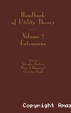 Handbook of utility theory - Volume 2 extensions