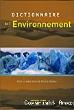 Dictionnaire de l'environnement