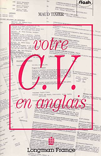 Votre C.V. en anglais