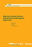 Species Conservation: A Population-Biological Approach