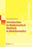 Introduction to mathematical methods in bioinformatics