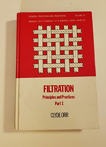 Filtration. Principles and practices (in two parts). Part 1.