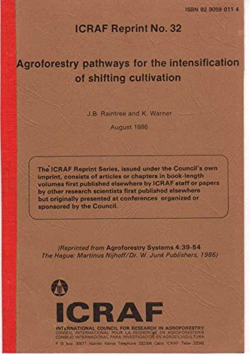 Agroforestry pathways for the intensification of shifting cultivation