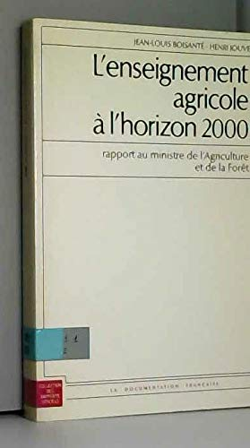 L'enseignement agricole à l'horizon 2000