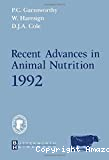 Recent advances in animal nutrition, 1992
