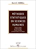 Méthodes statistiques en sciences humaines.