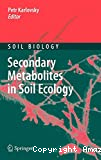 Secondary metabolites in soil ecology