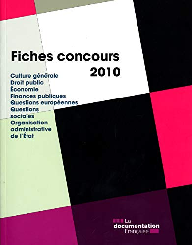 Fiches concours 2010