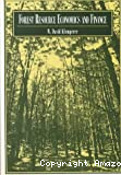 Forest resource economics and finance