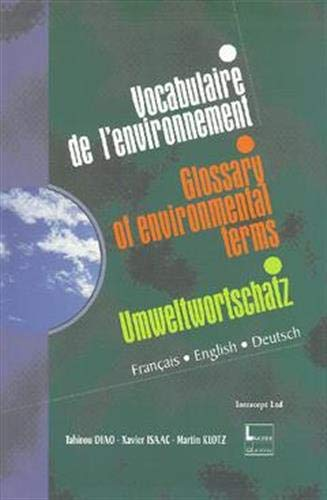 Vocabulaire trilingue de l'environnement