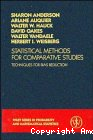 Statistical methods for comparative studies