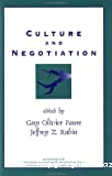 Culture and negotiation