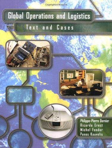 Global operations and logistics. Text and cases.