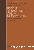 Recent advances in animal nutrition, 1987