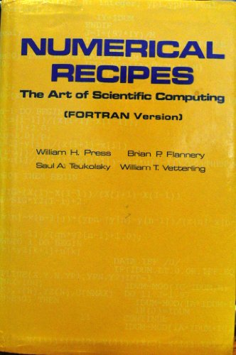 Numerical recipes. The art of scientific computing (Fortran version).