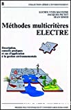 Méthodes multicritères ELECTRE