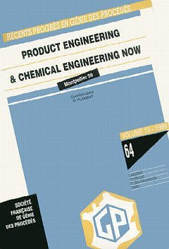 Product engineering and chemical engineering now - 2ème congrés européen de génie des procédés (05/10/1999 - 07/10/1999, Montpellier, France).