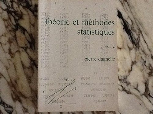 Théorie et méthodes statistiques. Applications agronomiques. (2 Vol.) Vol. 2 : Les méthodes de l'inférence statistique.
