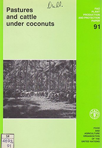 Pastures and cattle under coconuts
