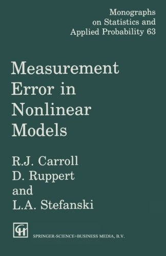 Measurement error in nonlinear models.