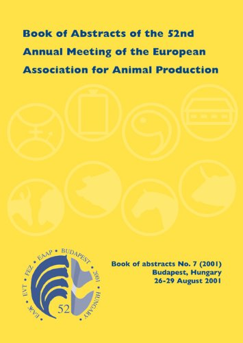 Book of abstracts of the 52nd Annual meeting of the european association for animal production