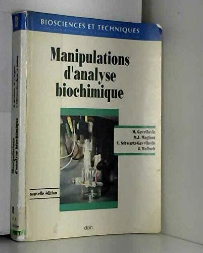 Manipulations d'analyse biochimique.