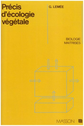 Précis d'écologie végétale