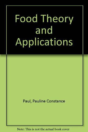 Food theory and applications.