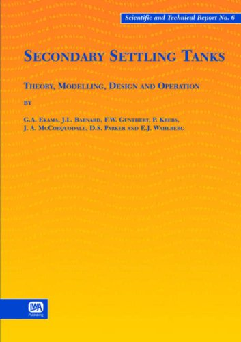 Secondary settling tanks : thery, modeling, design and operation