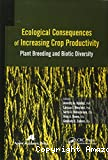 Ecological consequences of increasing crop productivity