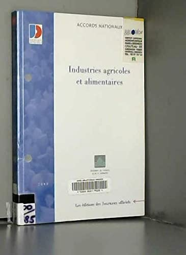 Industries agricoles et alimentaires : accords nationaux