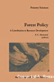 Forest policy : a contribution to resource development.