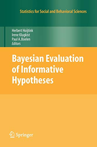 Bayesian evaluation of informative hypotheses