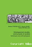 Développement durable, communautés et sociétés