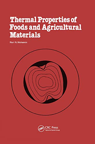 Thermal properties of foods and agricultural materials.