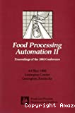 Food processing automation II - Conference (04/05/1992 - 06/05/1992, Lexington, Etats-Unis).