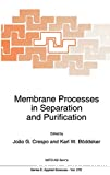Membrane processes in separation and purification - Proceedings of the NATO Advanced Study Institute (21/03/1993 - 02/04/1993, Curia, Portugal).