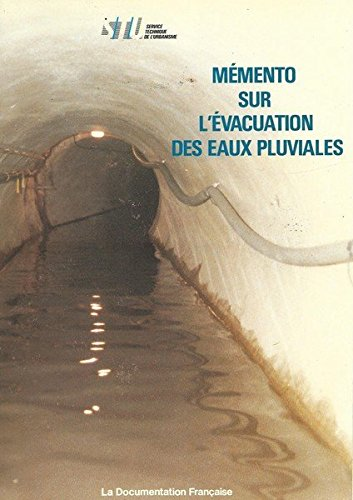 Mémento sur l'évacuation des eaux pluviales