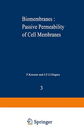 Passive permeability of cell membranes - Satellite symposium of the XXV international congress of physiological sciences (25/07/1971 - 31/07/1971, Munich, Allemagne).