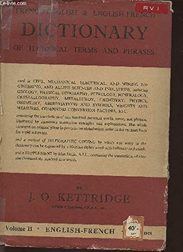 Kettridge's technical dictionary = Dictionnaire technique par Kettridge